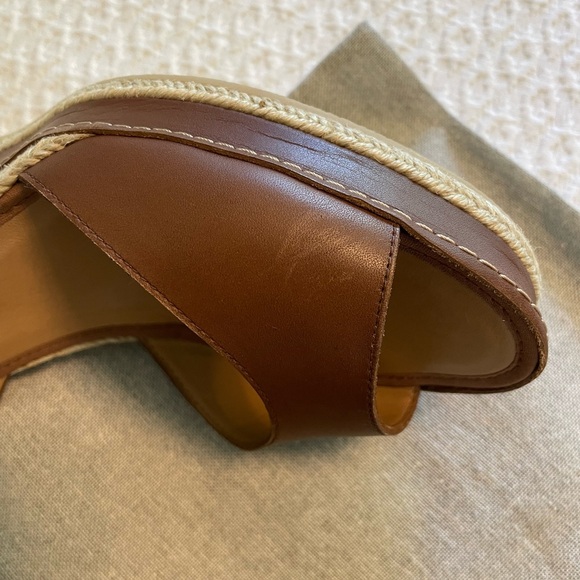 Aquatalia Leena Caramel espadrilles size 9/39 - Picture 8 of 12